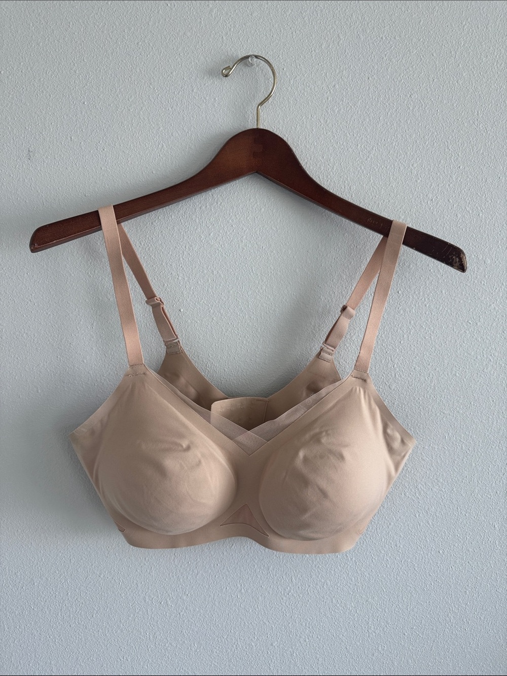 Honey love Nude Crossover Bra